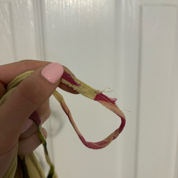 Vintage Yellow Floral Midi Dress - Picture 8 of 8